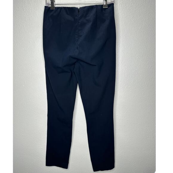 rag & bone Navy Blue Stretch Back Zip High Waist Trouser Pants 8 - Picture 5 of 11